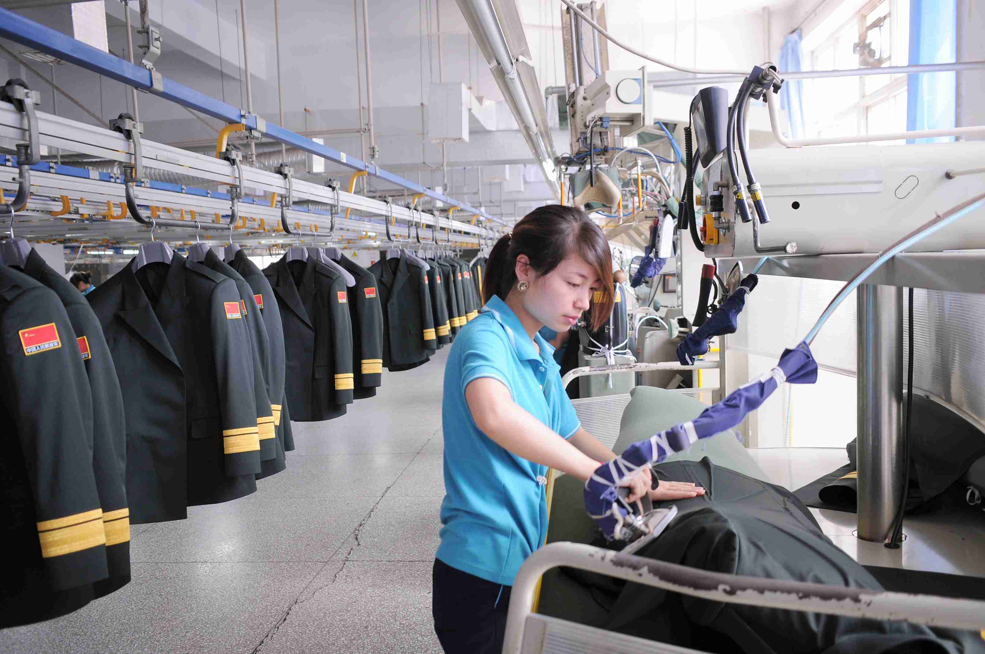 15式禮服整燙生産線